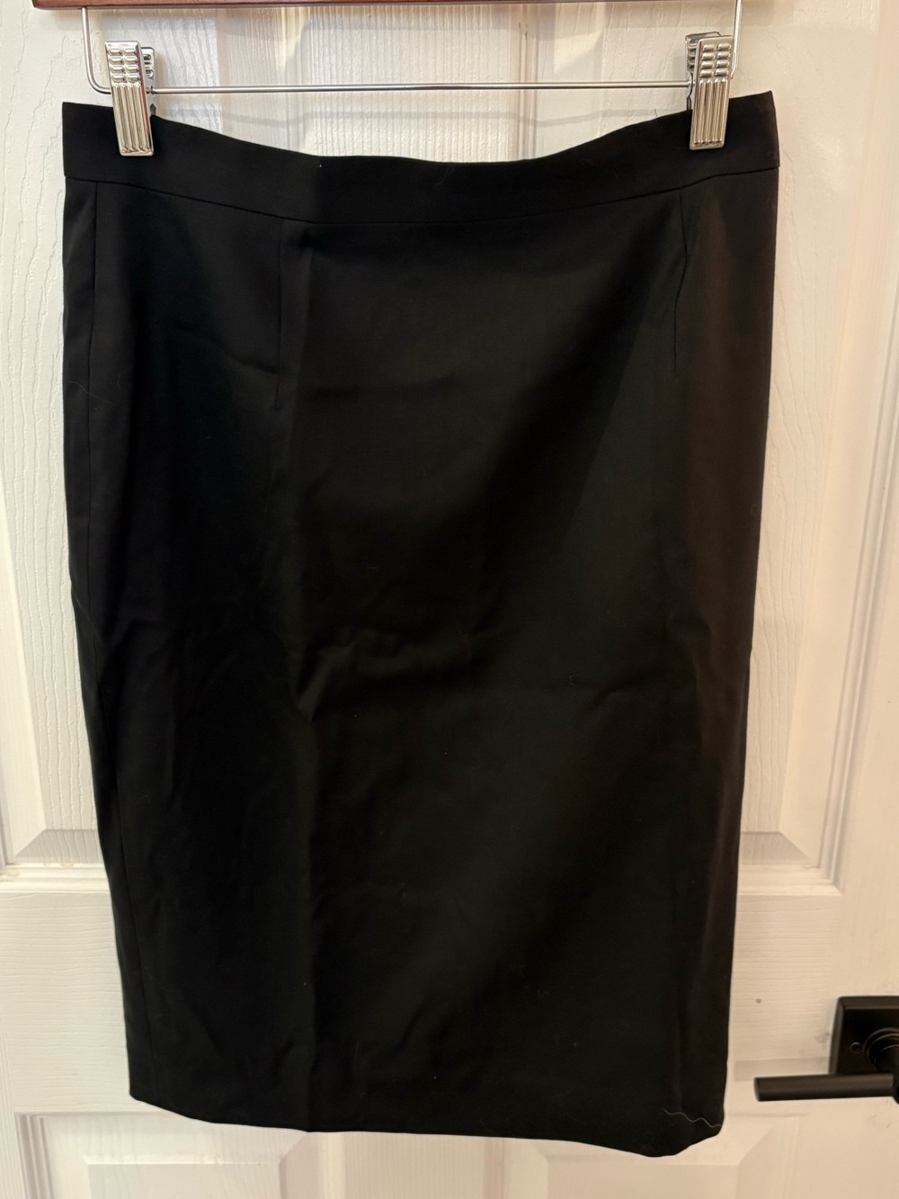 Brooks Brothers Black Tailored Pencil Skirt